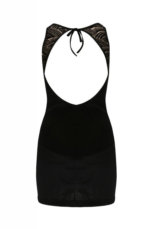 Bielizna Lara chemise black L/XL - Casmir