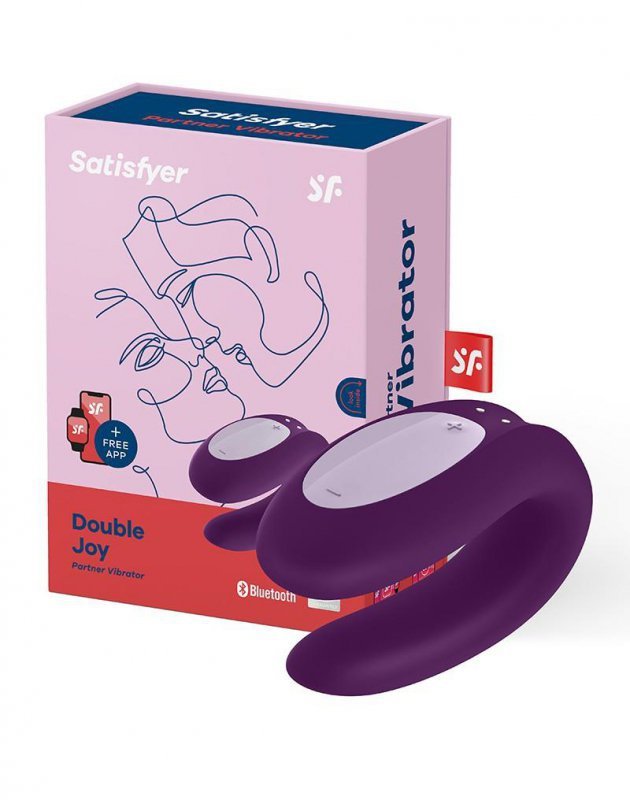 Satisfyer Wibrator - Double Joy Partner vibrator violet