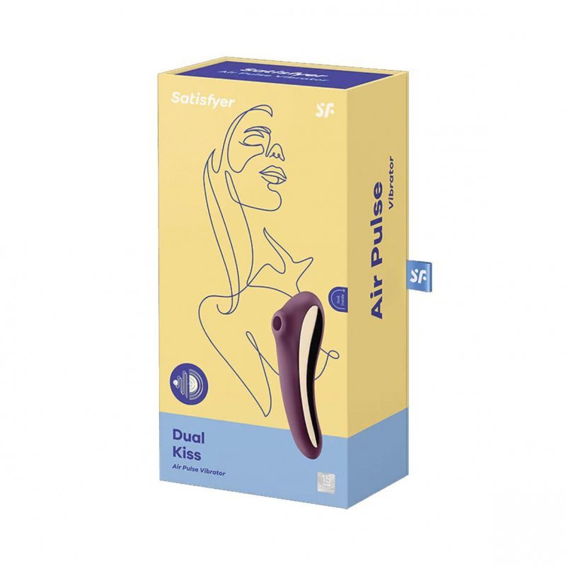Masażer powietrzny ssący Satisfyer Dual Kiss