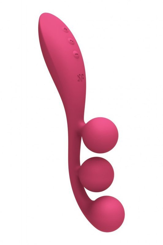 Masażer wibrator Satisfyer Tri Ball 1 red