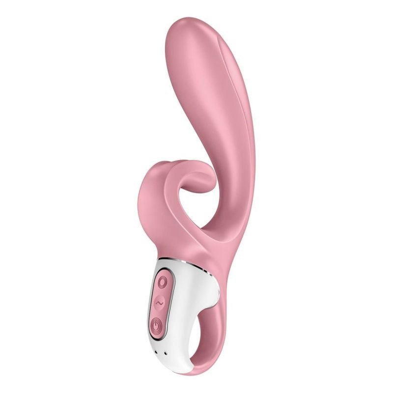 Wibrator z króliczkiem w kształcie języka Satisfyer Hug Me z aplikacją