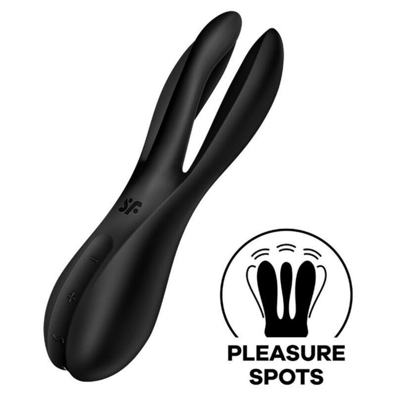 Masażer wielofunkcyjny Satisfyer Threesome 2 czarny