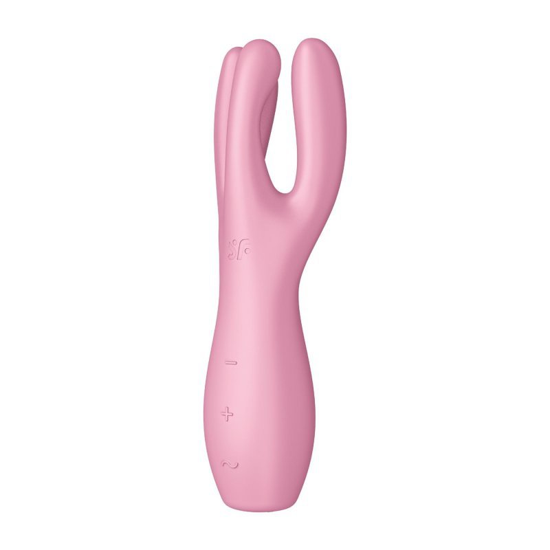 Masażer pochwy i łechtaczki Satisfyer Threesome 3 różowy
