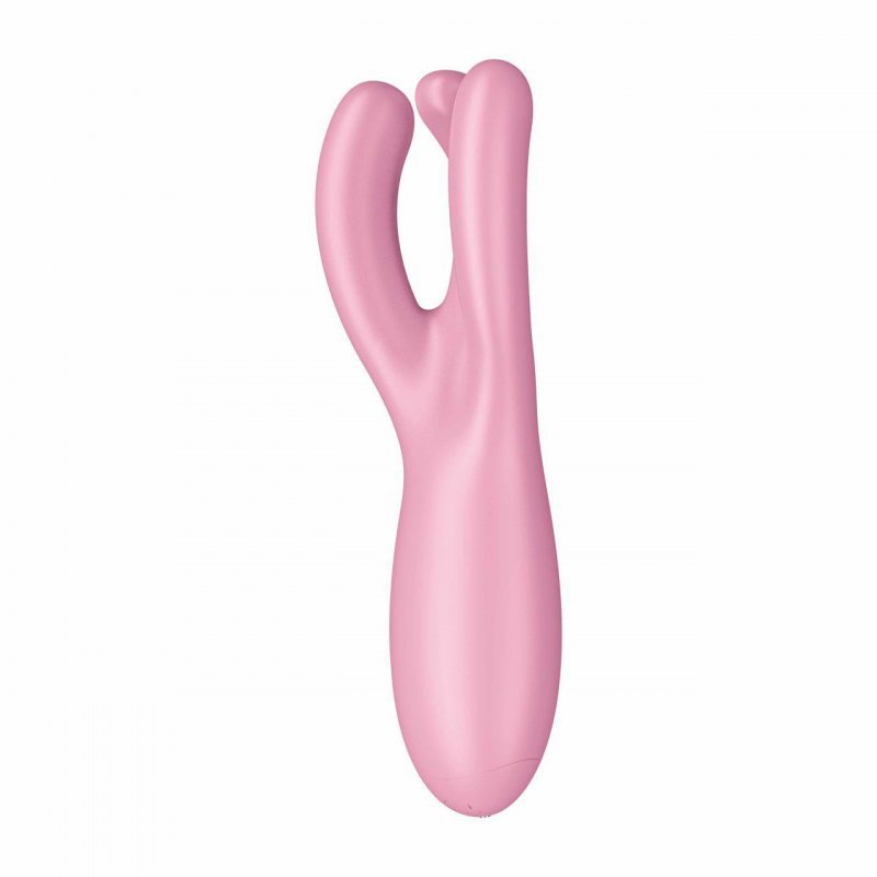 Masażer pochwy i łechtaczki z aplikacją Satisfyer Threesome 4