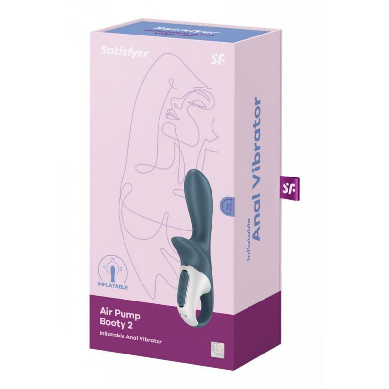 Masażer Satisfyer Air Pump Booty 2 dark grey
