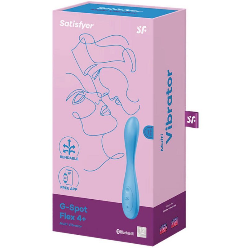 Wibrator stymulator punktu g Satisfyer G-Spot Flex 4 z aplikacją