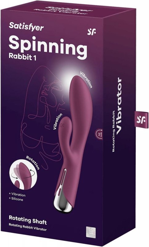 Wibrator damski Satisfyer Spinning Rabbit 1 Red