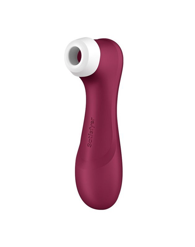 Pro 2 generation 3with liquid air technology, vibration and bluetooth/app wine red