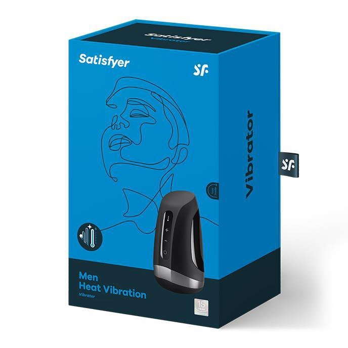 Masturbator dla mężczyzn z wibracją i podgrzewaniem Satisfyer Men 