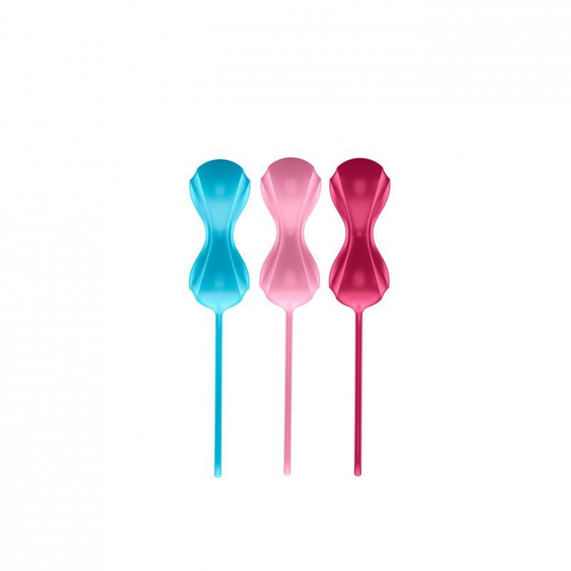 Zestaw kulki do pochwy Satisfyer Balls C02 double średnie