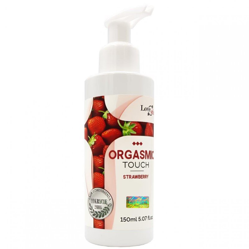 Żel do masażu i stymulacji truskawkowy 150 ml