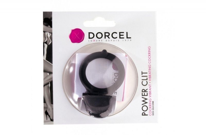 Wibrujący pierścień erekcyjny na penisa Dorcel Power Clit