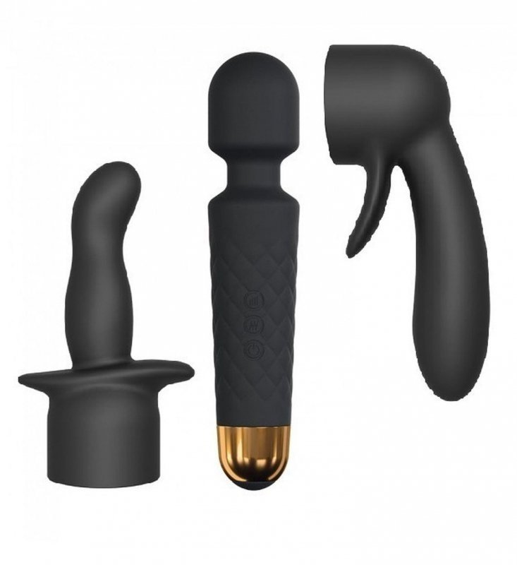 Masażer wand + nakładki Dorcel Kit Wanderful zestaw