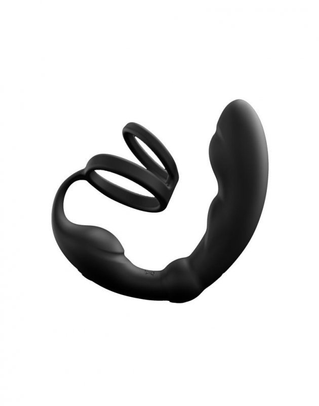 Wibrujący masażer prostaty z pierścieniem na penisa Dorcel P-Ring