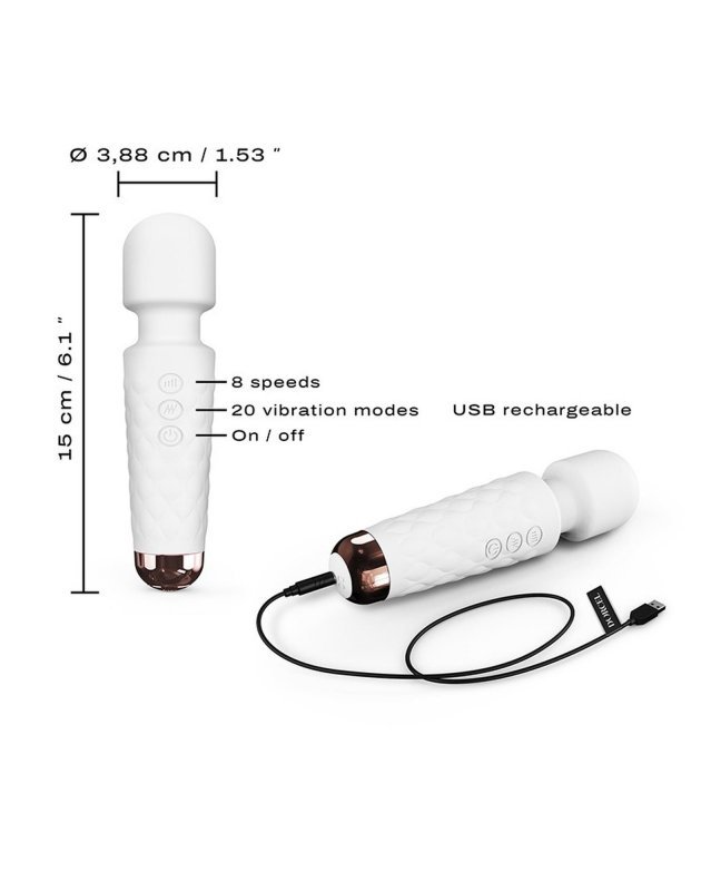 Biała różdżka wand Dorcel Mini Wanderful