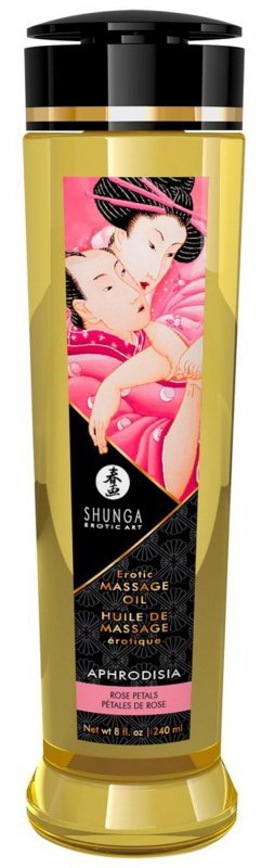 Massage oil aphrodisia rose petals