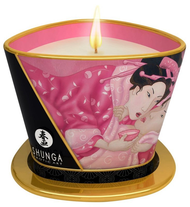 Massage candle roses