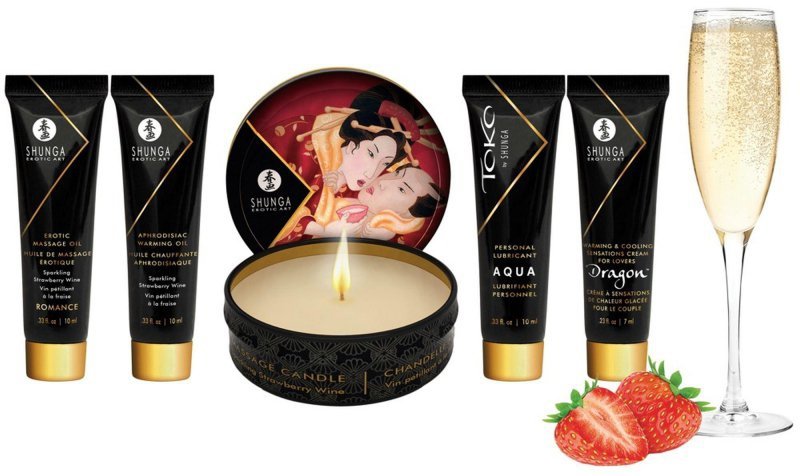 Geisha&#039;s Secret Kit Strawberry Sparkling Wine