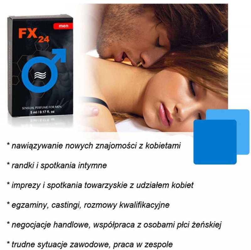 Perfumy z feromonami dla niego FX24 aroma roll-on 5 ml
