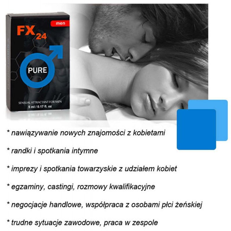 Perfumy z feromonami dla niego FX24 neutral roll-on 5 ml
