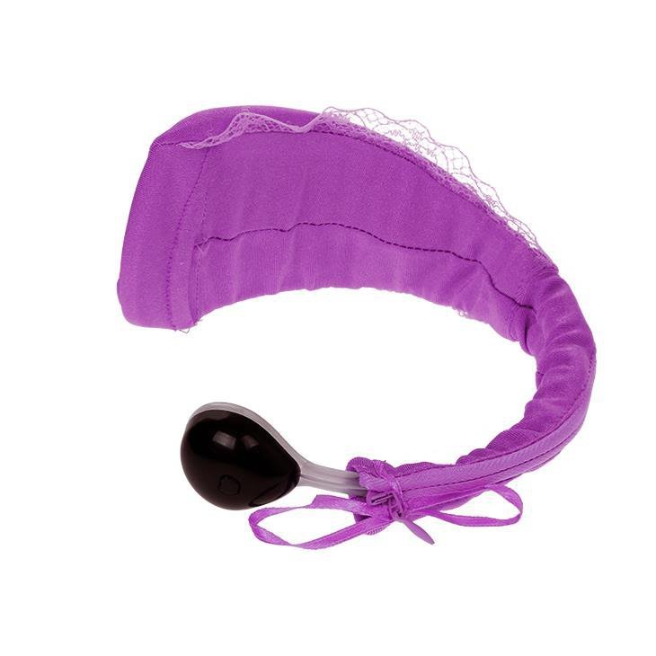 Wibrujące majteczki dyskretny wibrator Baile - C-string