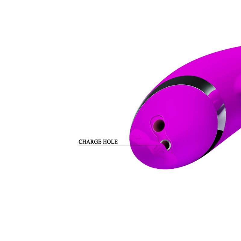 Zakrzywiony wibrator stymulator dla dwojga Pretty Love - Amour
