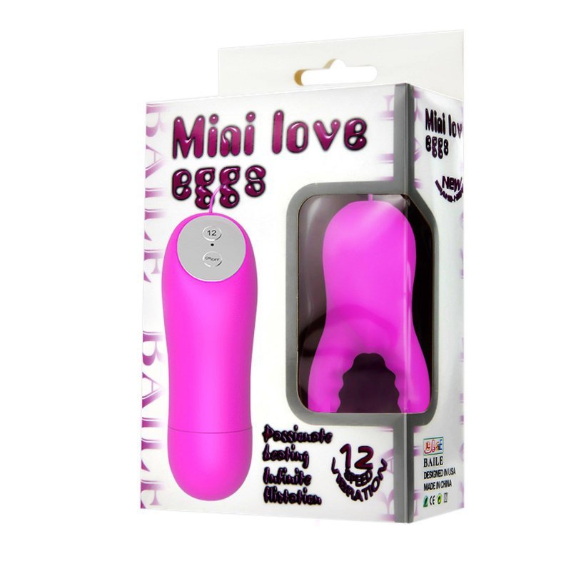 Wibrator szczypce z pilotem Pretty Love Mini Love Eggs