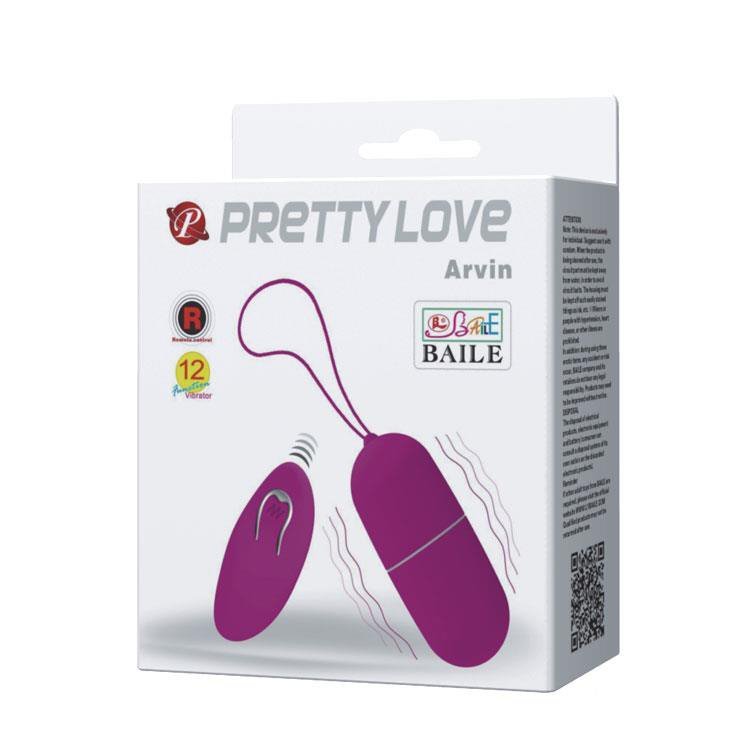 Jajeczko wibrujące z pilotem Pretty Love Arvin