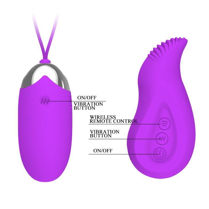 Jajaeczko wibrujące sterowane pilotem Pretty Love Eden