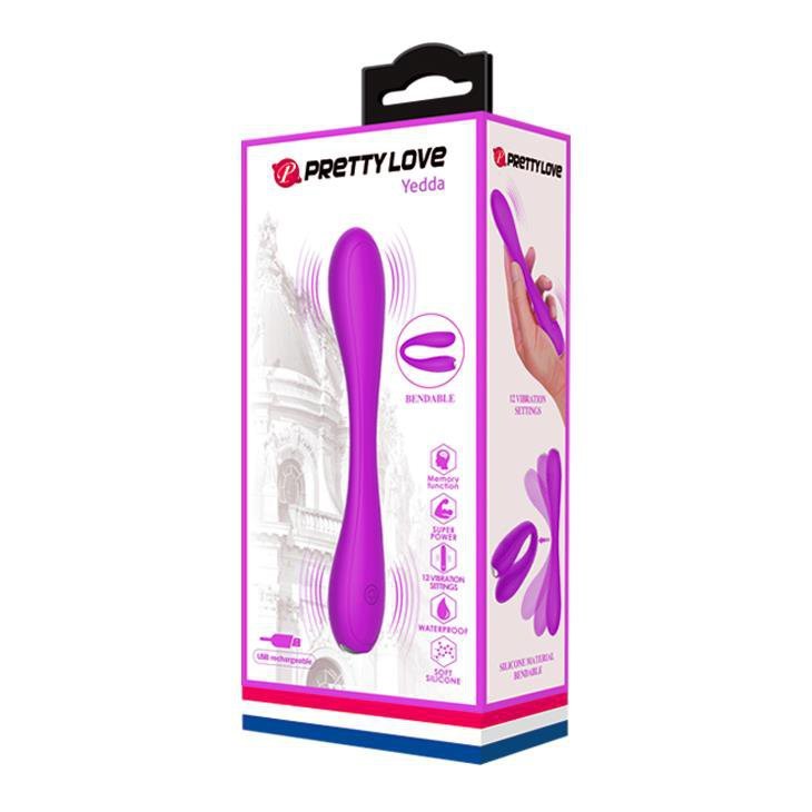 Wibrator klasyczny Pretty Love Yedda usb 12 funkcji