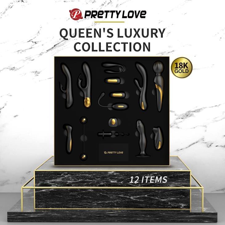 Mega zestaw wibratorów i masażerów Pretty Love Exclusive 12 elementów