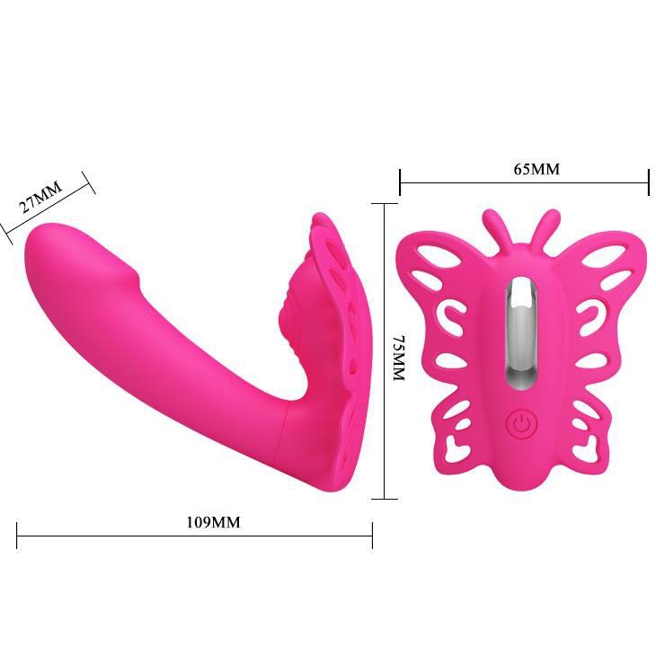 Wibrator stymulator łechtaczki motylek Pretty Love - Katherine 