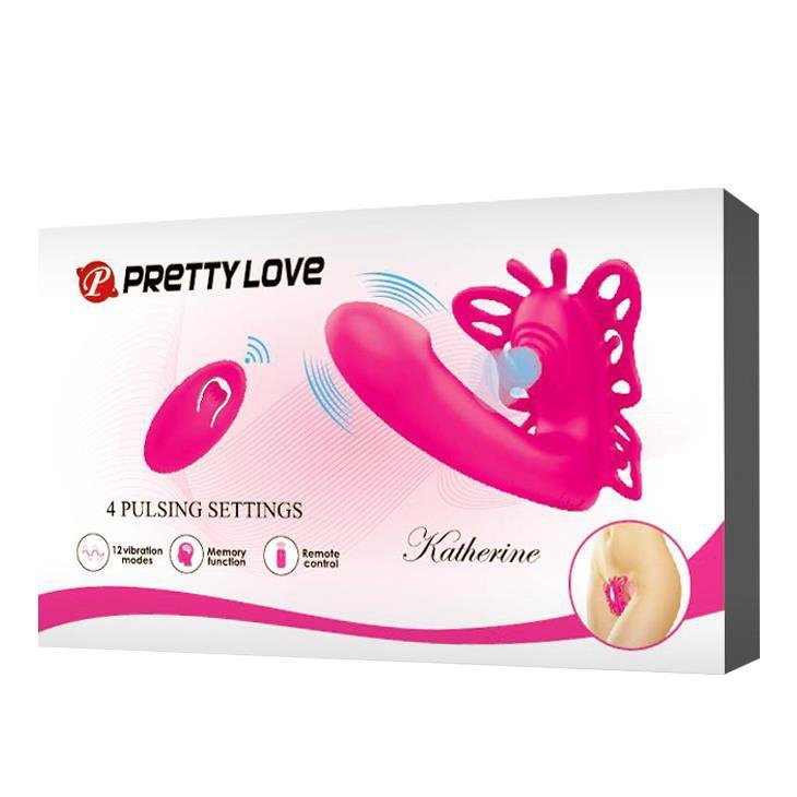 Wibrator stymulator łechtaczki motylek Pretty Love - Katherine 