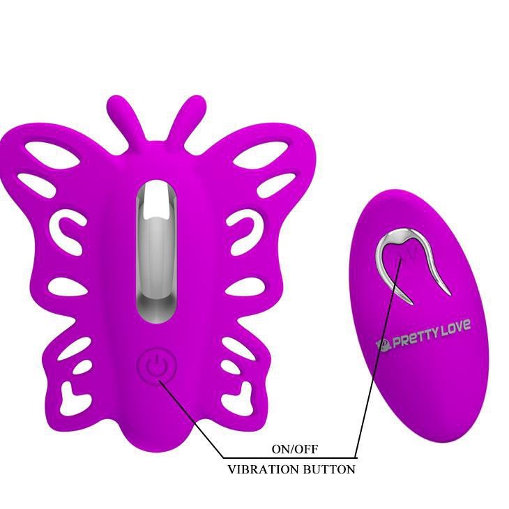 Wibrator stymulator łechtaczki motylek Pretty Love - Katherine 