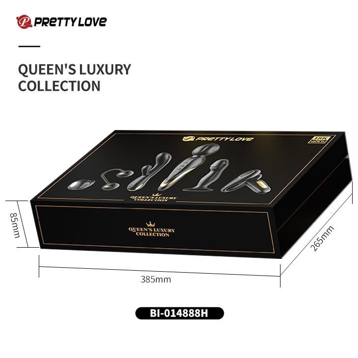 Mega zestaw wibratorów Pretty Love Queen's Luxury 6 sztuk