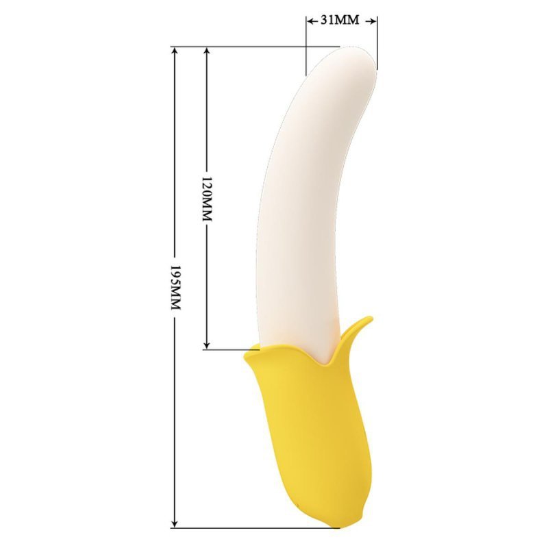 Wibrator posuwisty Pretty Love - Banana Greek