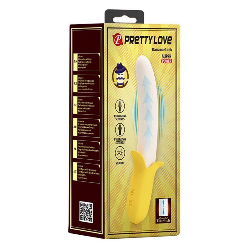 Wibrator posuwisty Pretty Love - Banana Greek