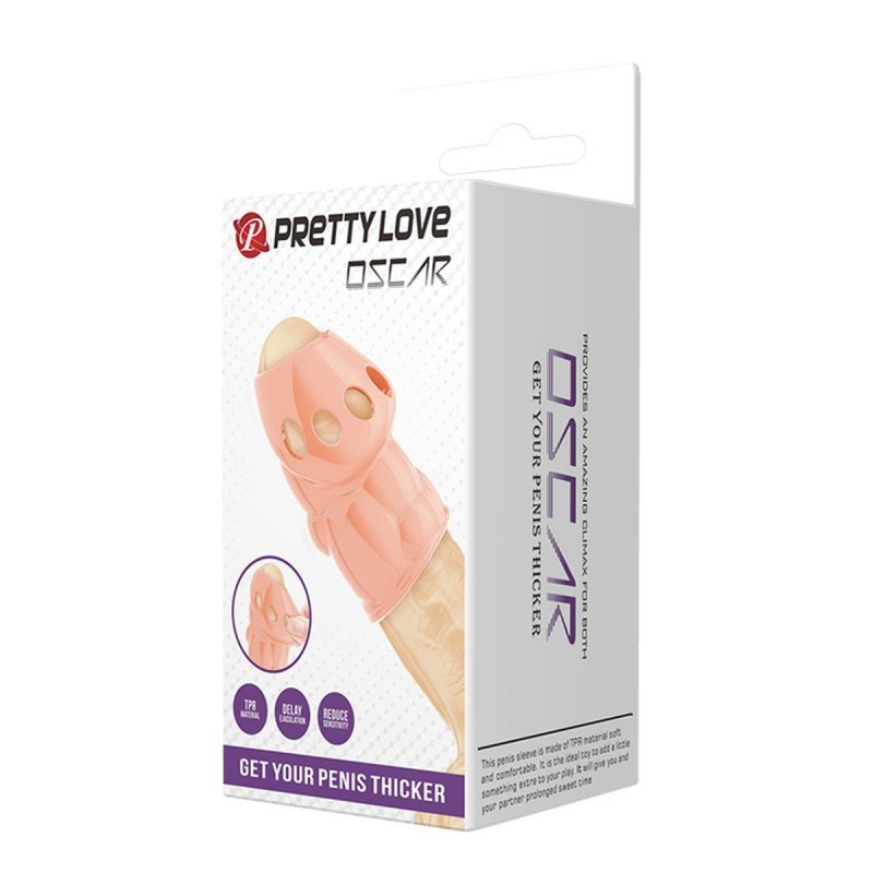 Nakładka na żołądź główkę penisa cielista Pretty Love
