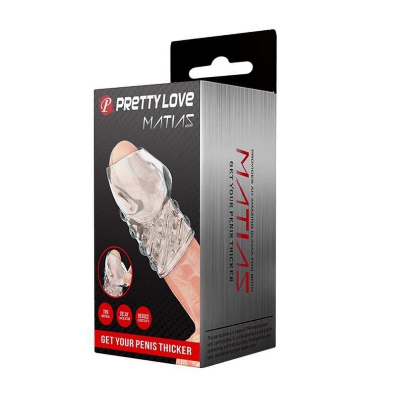 Nakładka na żołądź główkę penisa przeźroczysta Pretty Love