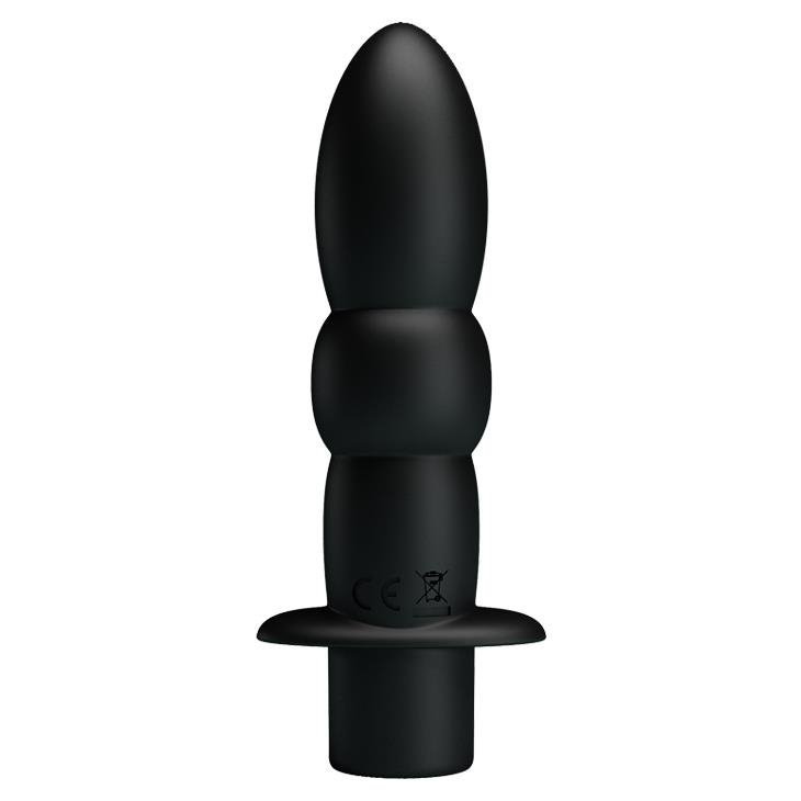 Wibrujący korek analny zatyczka Pretty Love Wyatt Black