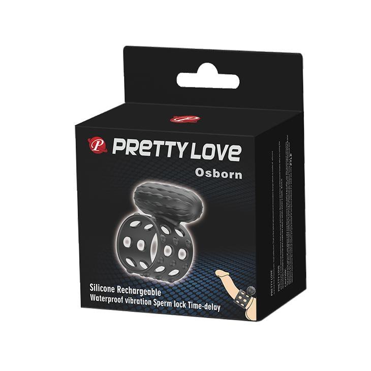 Nakładka wibrująca na penisa pierścień Pretty Love