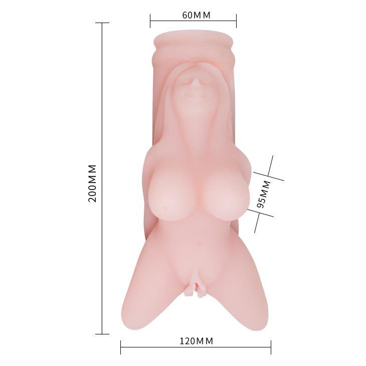 Masturbator w kształcie lalki wibrująca pochwa