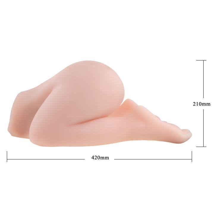 Klęcząca wibrująca dupcia z anusem i waginą XXXL 10 kg