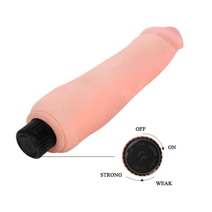 Elastyczny wibrator jak prawdziwy penis baile 23,5 cm