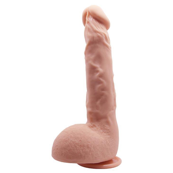 Duże realistyczne dildo żylaste na przyssawce 24 cm