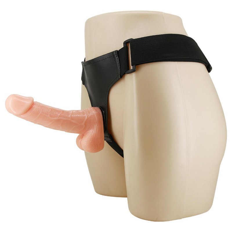 Pas Strapon realistyczne dildo penis z jądrami wagina oszaleje