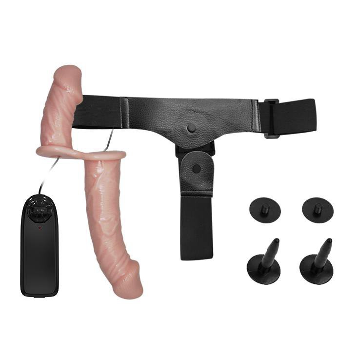 Strapon Baile ultra passionate harness dual-motor vibration