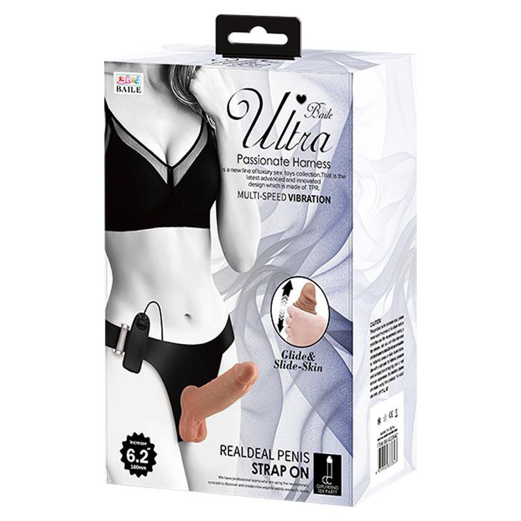 Strapon Baile ultra passionate harness realdeal penis 6.2'' brown
