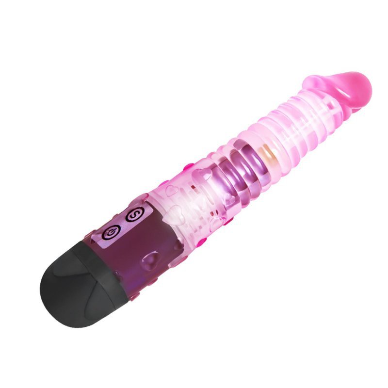 Wibrator prążkowany Baile 17,5 cm