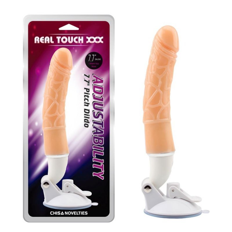 Realistyczny wibrator żylaste dildo z przyssawką 19,5 cm